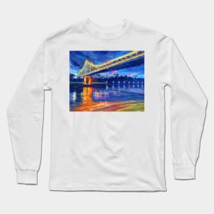 Story Bridge Nocturne Long Sleeve T-Shirt